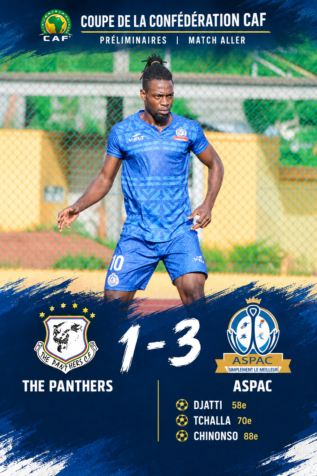 Résultats du match de ASPAC