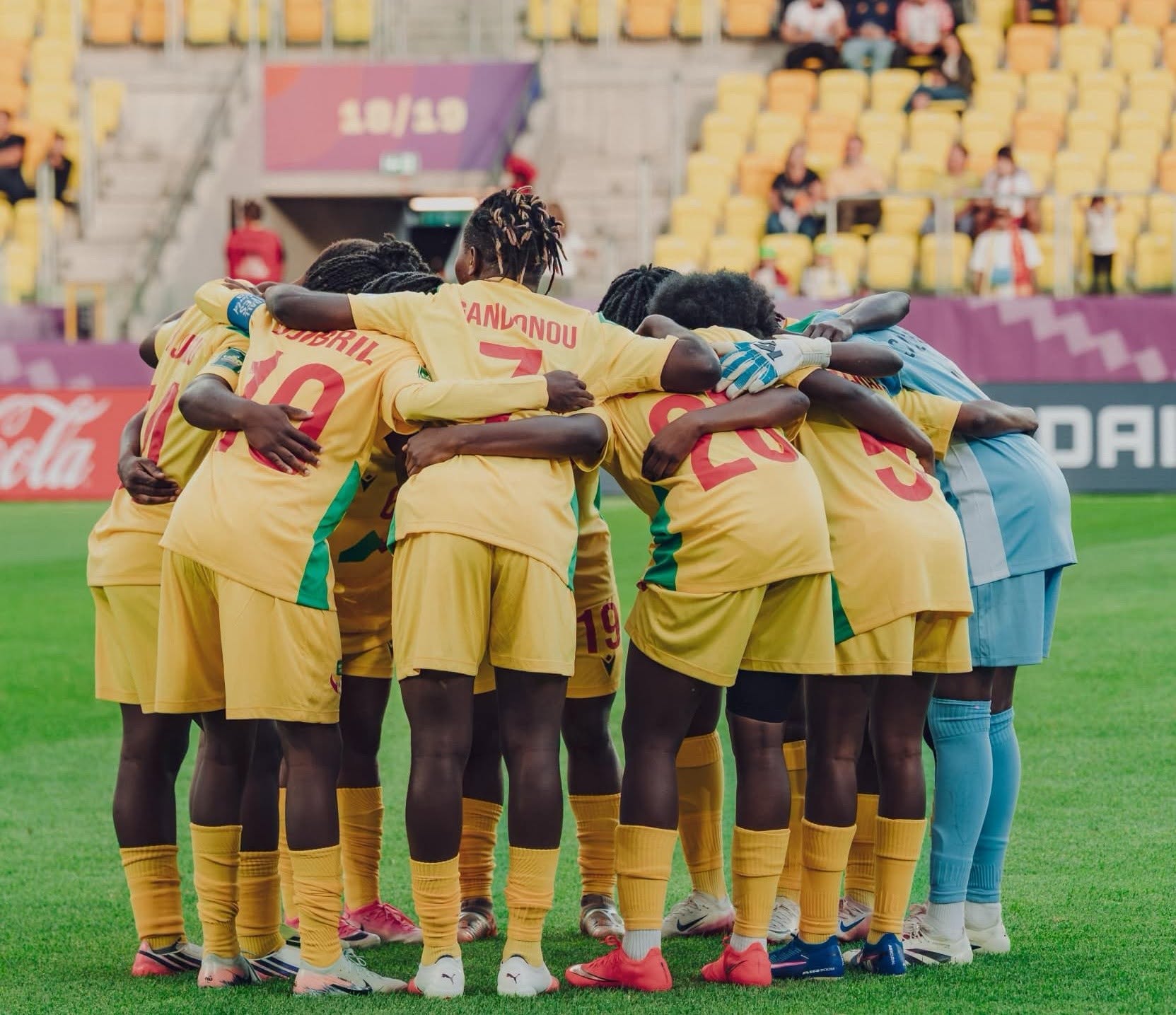 Les Amazones U20 du Bénin.