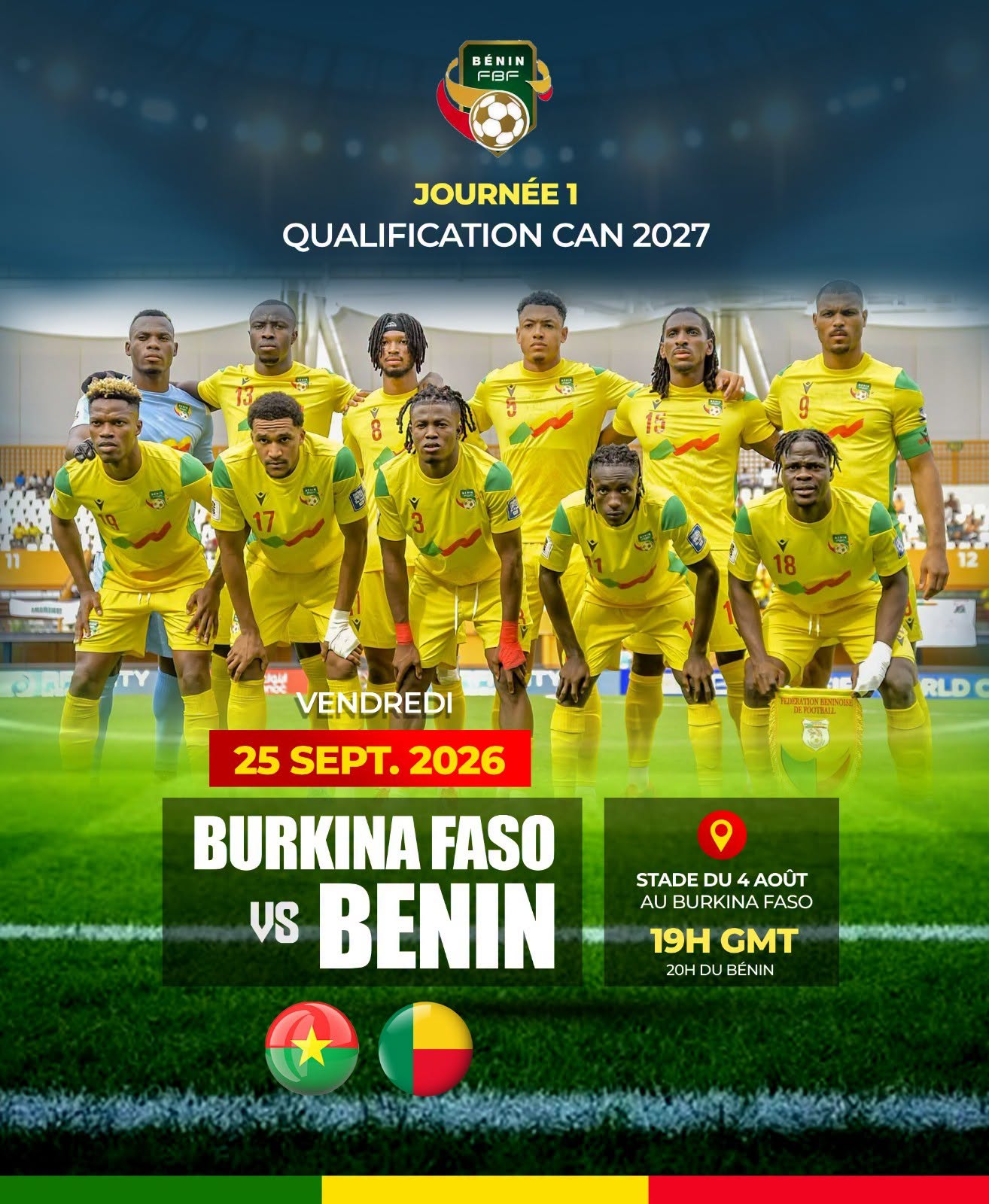 Bénin vs Burkina-Faso